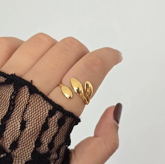 Bague Feuille