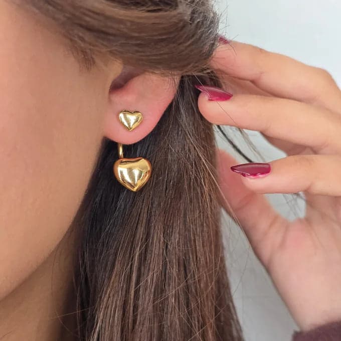 Boucles Double Cœur