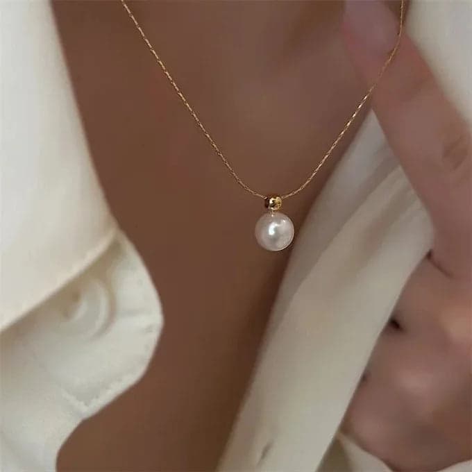 Collier Perle Dorée