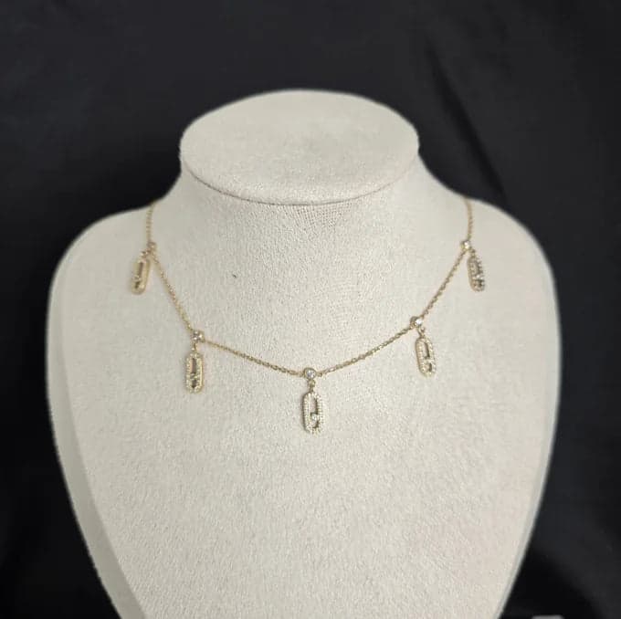 Collier Goutte Ovale