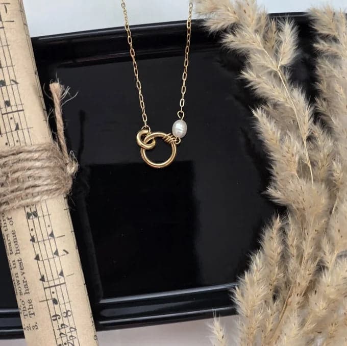 Collier Anneau de Perles