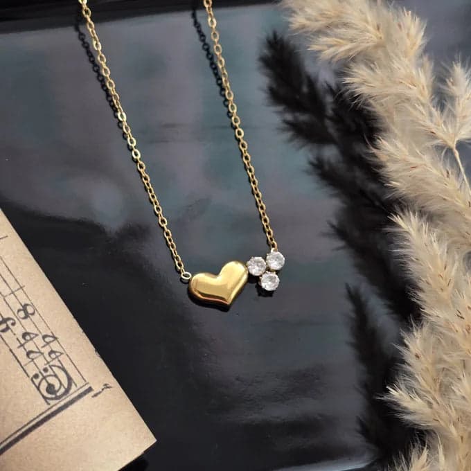 Collier Trio de Cœurs