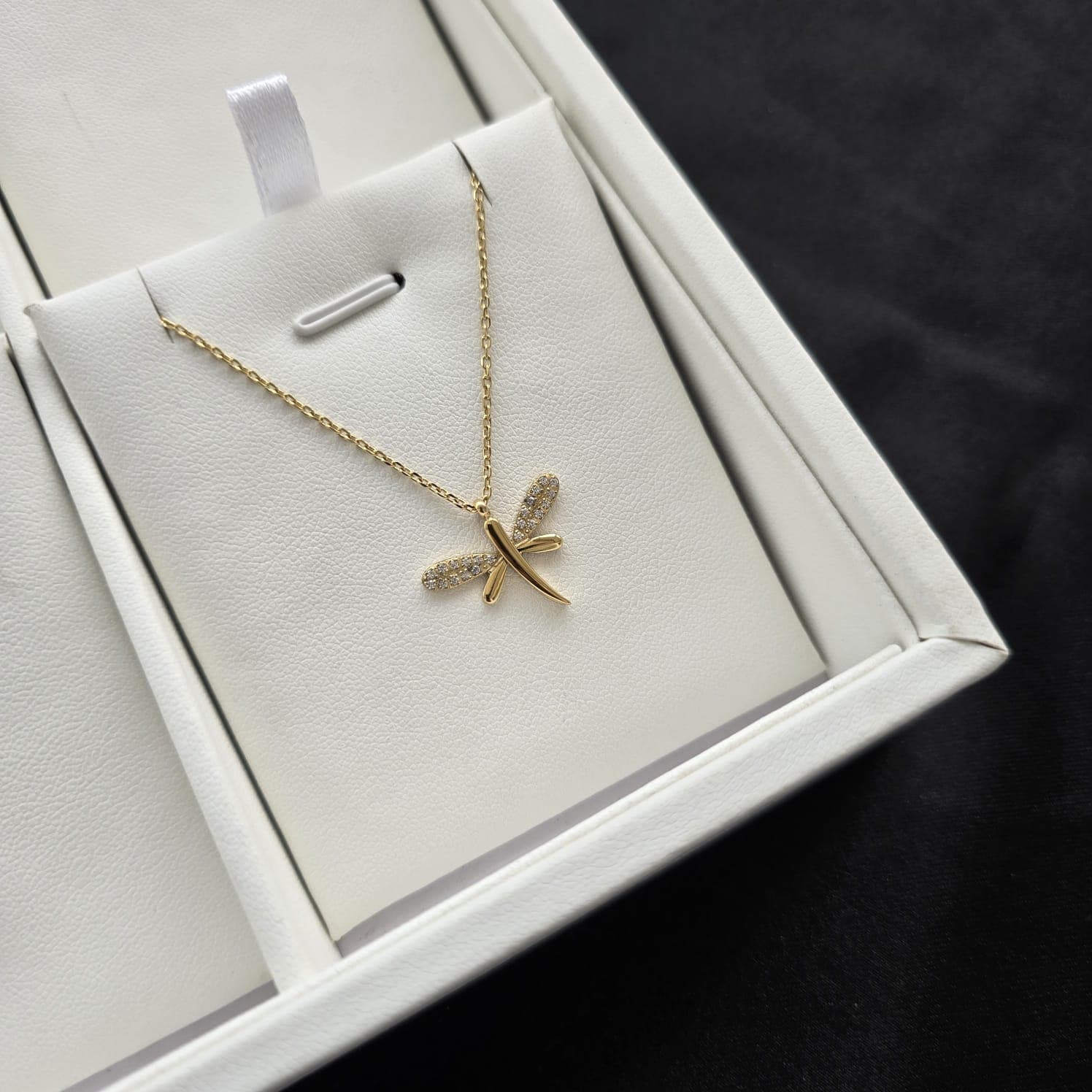 Collier Papillon Doré