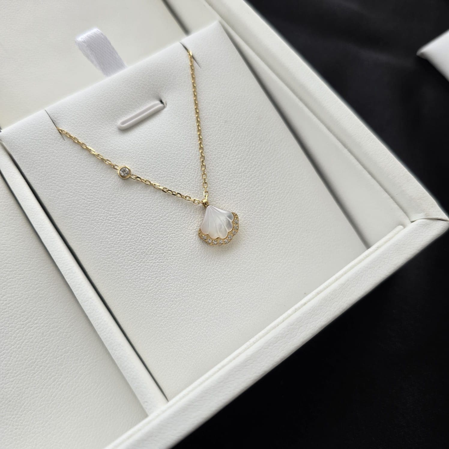 Collier Coquillage Perle