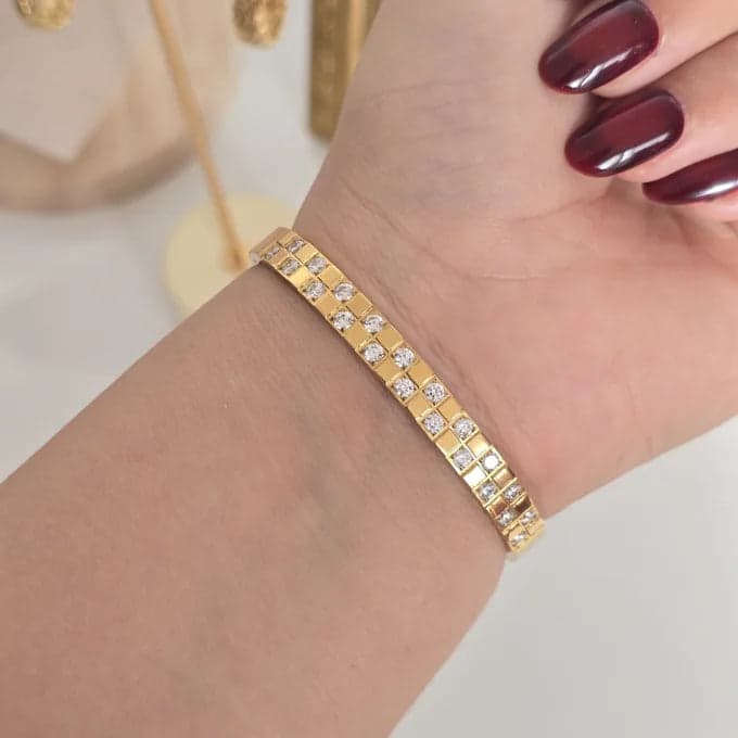 Bracelet Infini Pavé